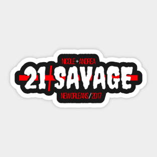 21st birthday Sticker